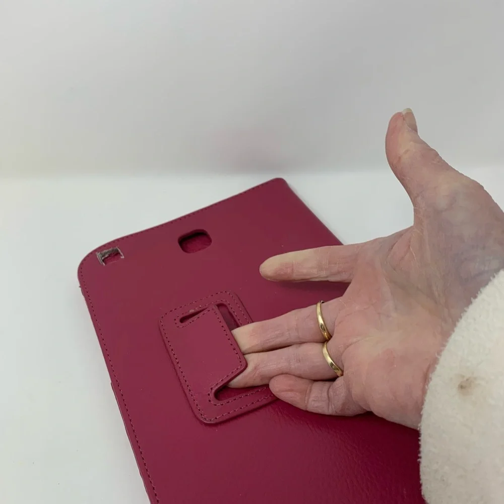 Samsung Red Leather Tablet Case